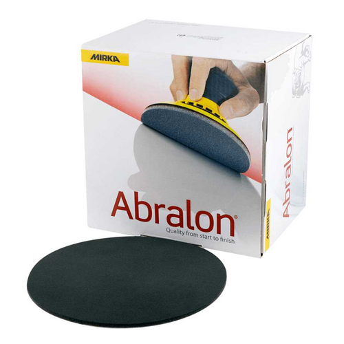 20 Pack - 150 mm Mirka Abralon J3 Sanding Discs