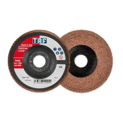 5 Pack- TAF 125x22mm non-woven nylon fibreglass backing Flap Disc